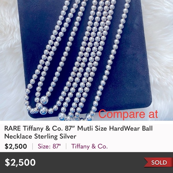 Authentic Tiffany & Co Hardwear Ball Necklace - Picture 11 of 14